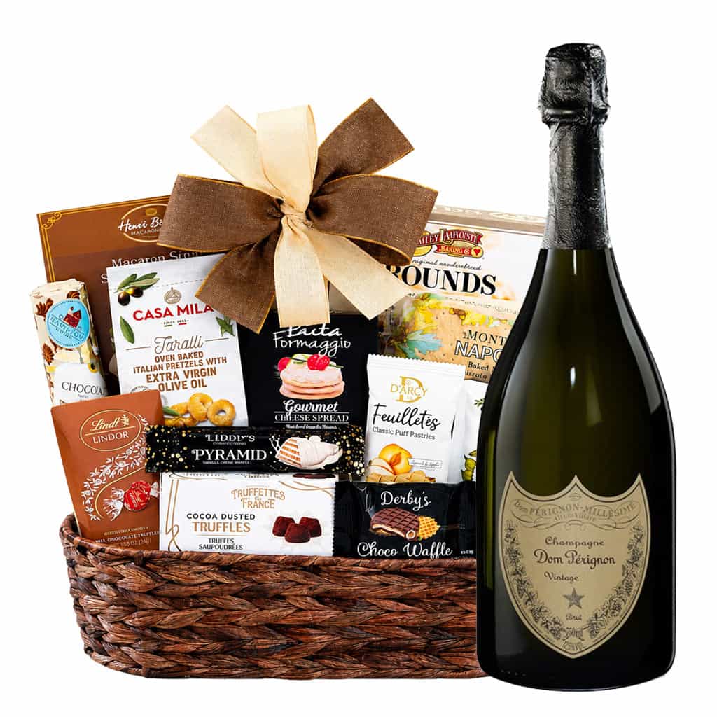 Dom Perignon Brut Champagne Gift Basket