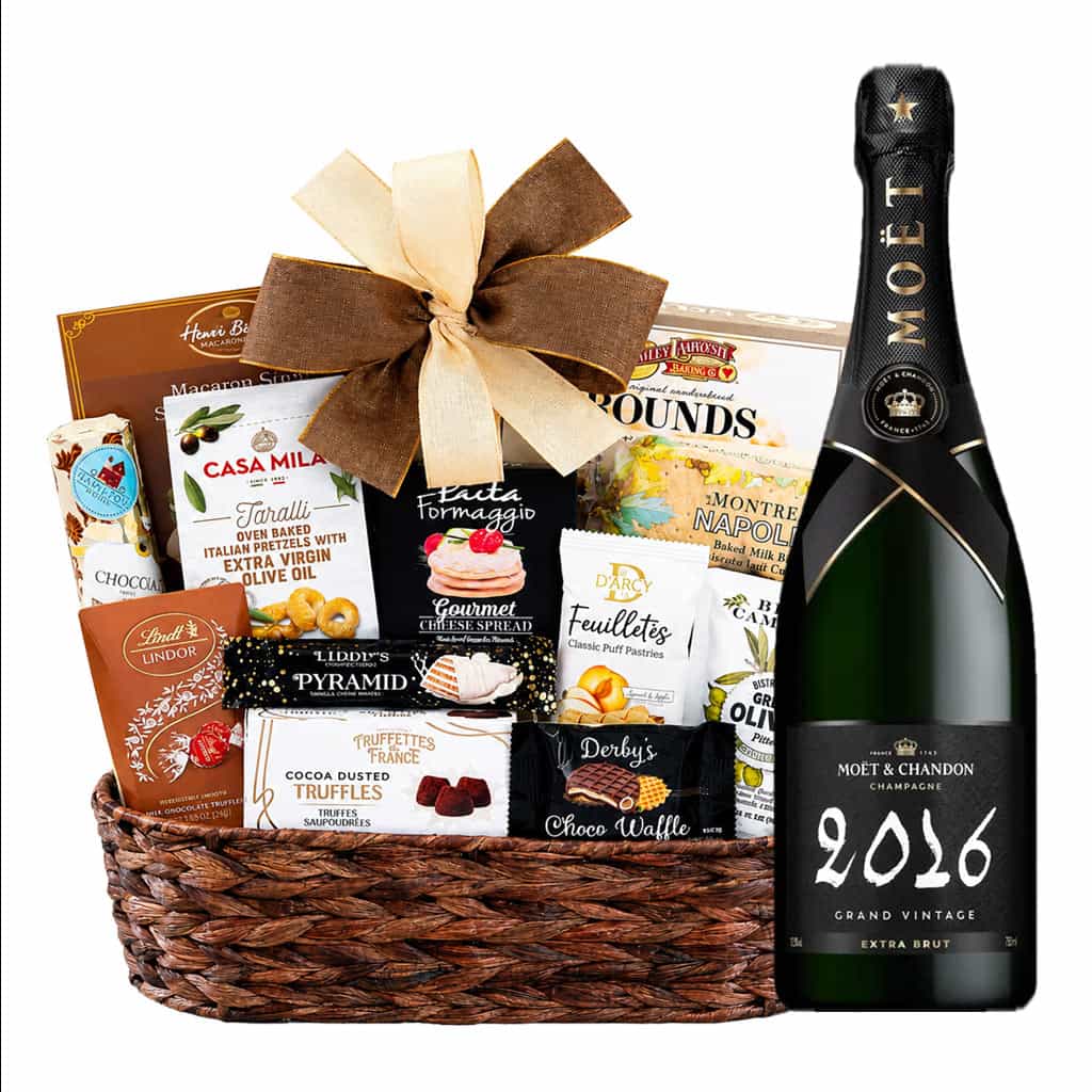 Moet & Chandon Vintage 2016 With Bon Appetit Gourmet Gift Basket