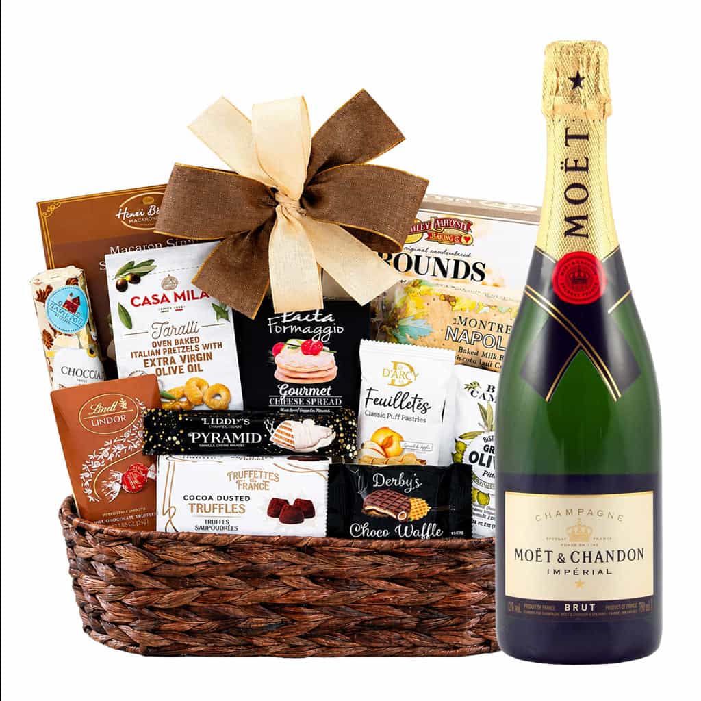Moet & Chandon Imperial Brut Champagne And Gourmet Basket
