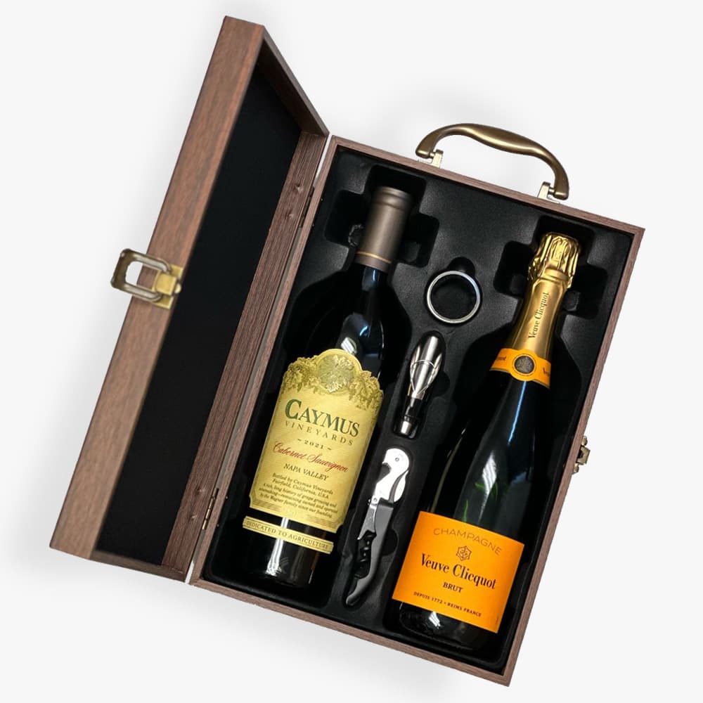 Caymus Wine And Veuve Clicquot Brut Champagne Gift Box