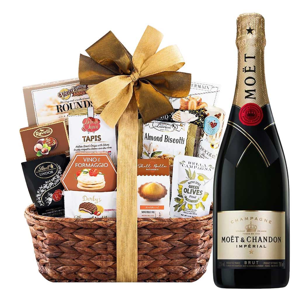 Moet & Chandon Imperial Brut Champagne And Gourmet Basket