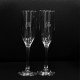 Mr and Mrs Champagne Flutes with Veuve Clicquot Champagne