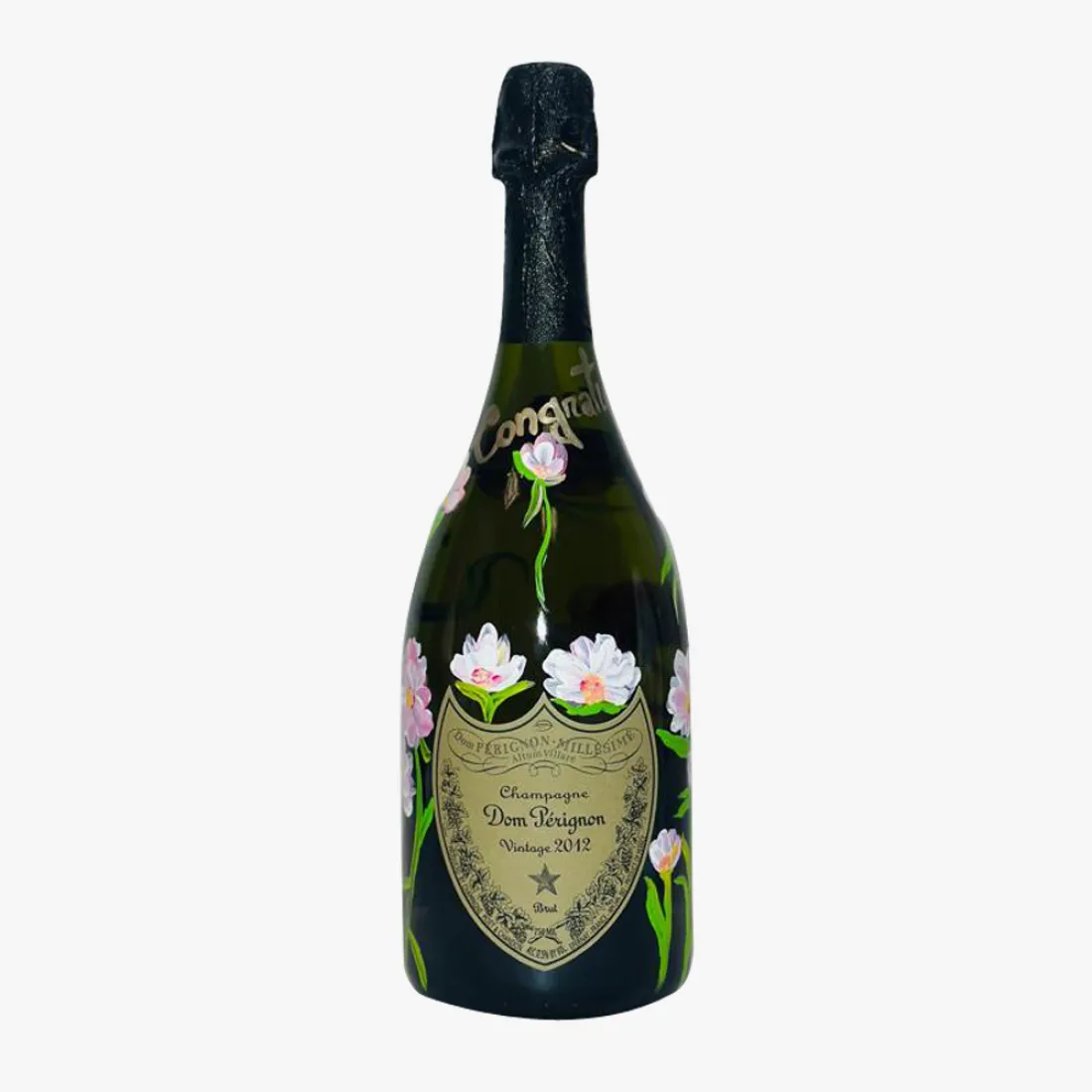 Dom Perignon Hand Painted Daisy Flower Edition