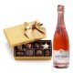 Taittinger Brut Prestige Rose With Godiva 8 Pc