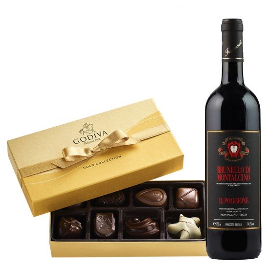 IL Poggione Brunello Di Montalcino Italian Wine Gift Box