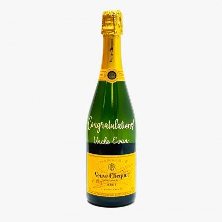  Personalized Veuve Clicquot Brut Bottle