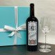 2018 Bond Vecina Napa Valley Bordeaux Blend And Tiffany Red Wine Glasses Set