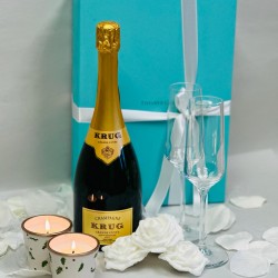 Krug Grande Cuvée And Tiffany & Co. Champagne Flutes Set
