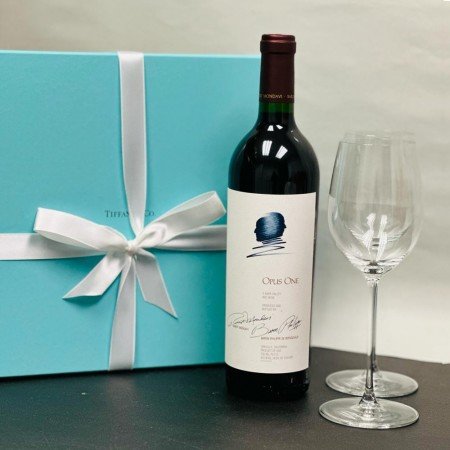 Opus One And Tiffany Red Wine Glasses Set