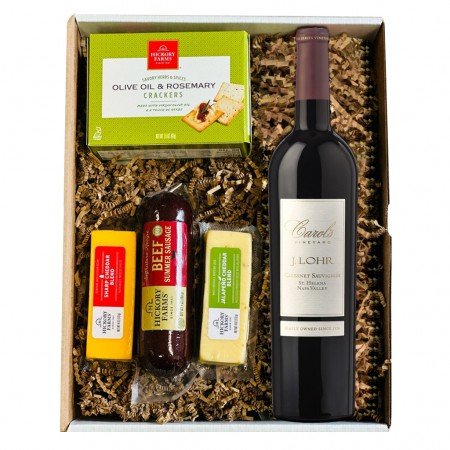 J. Lohr Carol's Vineyard Cabernet Sauvignon Wine And Cheese Gift Set