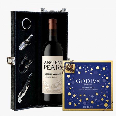 Ancient Peaks Cabernet Sauvignon Paso Robles 2020 & 9pc Godiva Gift Set