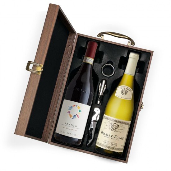 Arnaldo Rivera Barolo And Louis Jadot Pouilly Fuisse Wine Gift Box