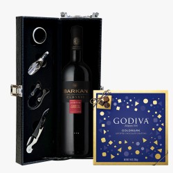 Barkan Cabernet Sauvignon Israel Wine And Godiva 9 pc Gift