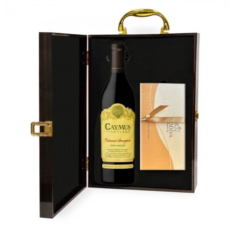 Caymus Cabernet Sauvignon And Godiva 8 Pc Chocolate Box