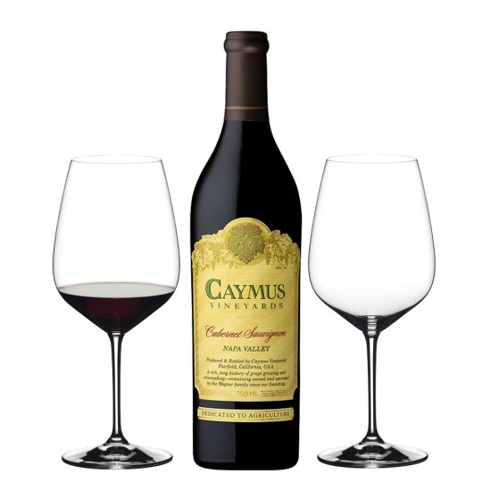 Caymus Cabernet Sauvignon And Riedel Wine Glass Set