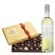 Chateau La Freynelle Bordeaux Blanc and Godiva 26 PC gift Set