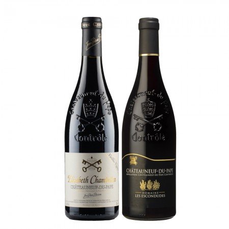 Elisabeth Chambellan And Les Escondudes Châteauneuf-du-Pape Wine Gift Set