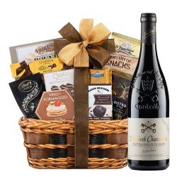 Elisabeth Chambellan Vieilles Vignes Chateauneuf-du-Pape And Bon Appetit Gift Basket