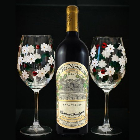 Far Niente Napa Valley Cabernet Sauvignon And Wine Glasses Gift Set