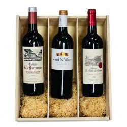 French Red Wine Gift Set (Pack of 3)