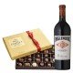 Inglenook Bordeaux Blend Wine And 26 Pc Godiva Gift Set