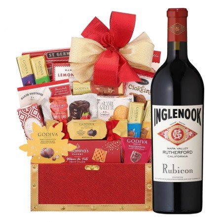 Inglenook Rubicon Rutherford Bordeaux Blend Wine And Godiva Gift Basket