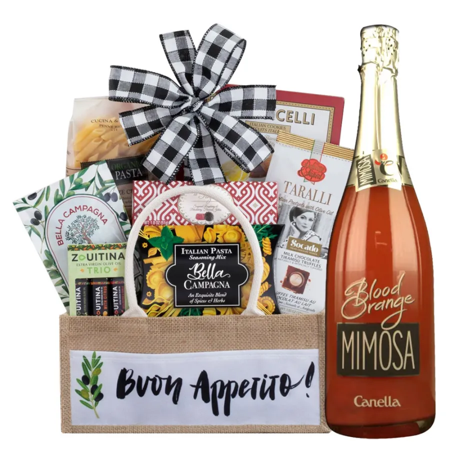 Italian Blood Orange Mimosa Gift Basket