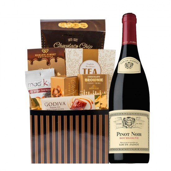 Louis Jadot Bourgogne Pinot Noir Gourmet Gift Basket