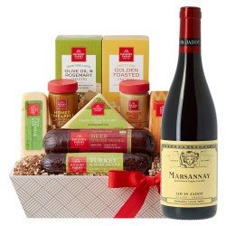 Louis Jadot Marsannay Red Wine And Cheese Gift Basket