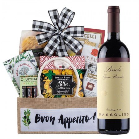 Massolino Vigna Rionda Riserva Barolo Italian Wine Gift Basket