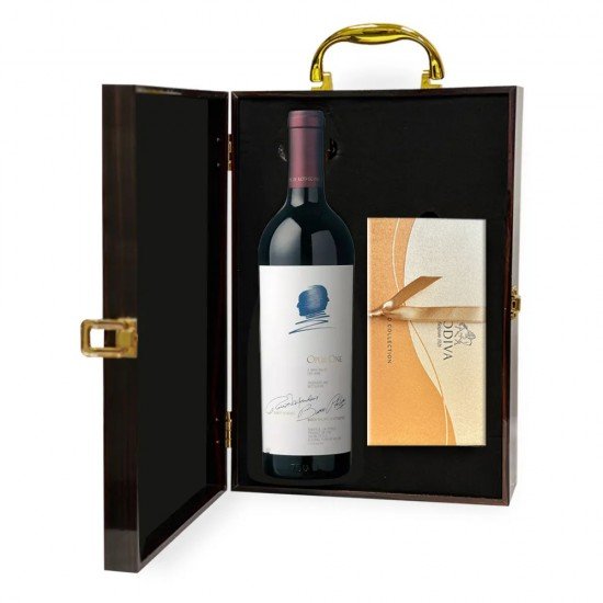 Opus One Napa Valley Red Wine And Godiva 8 Pc Chocolate Gift Set