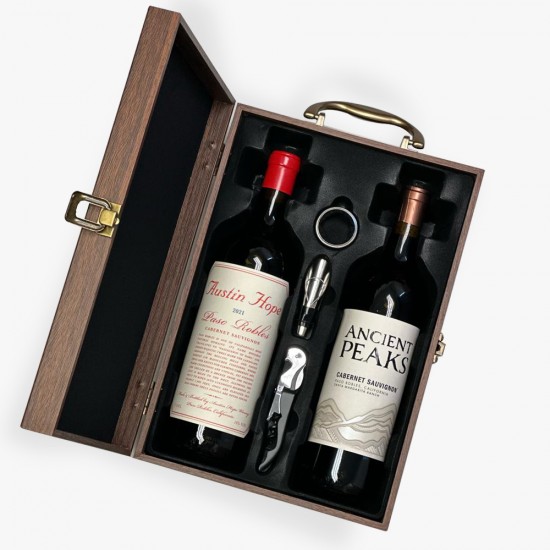 Austin Hope and Ancient Peaks Cabernet Sauvignon Paso Robles Wine Gift Set