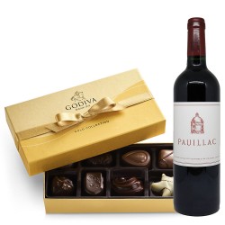 Pauillac de Chateau Latour Bordeaux Blend And Godiva Gift Set