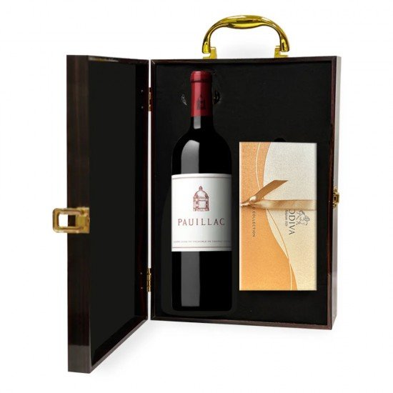 Pauillac de Chateau Latour Bordeaux Blend And Godiva Gift Set