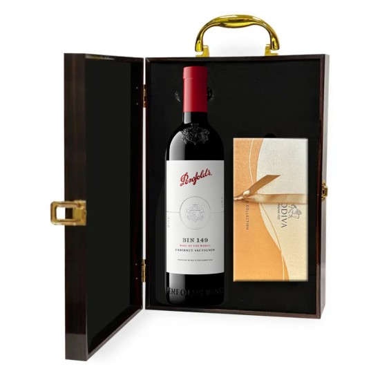 Penfolds Bin 149 Wine With 8 PC Godiva Chocolate Gift Box