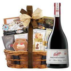 Penfolds Grandfather Rare Tawny Wine And Bon Appetit Gourmet Gift Basket