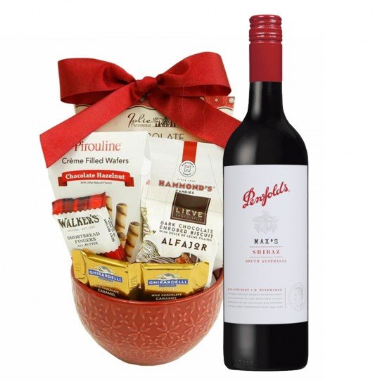 Penfolds Max's Shiraz And Godiva Gift Basket