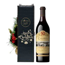 Personalized Caymus Cabernet Sauvignon Napa Valley Wine Gift Box