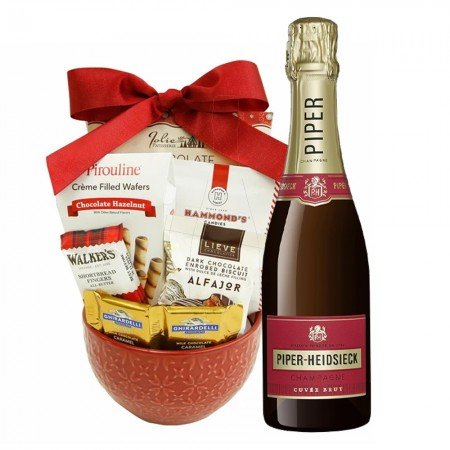 Piper Heidsieck Champagne And Godiva Gift Basket