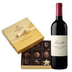 Prunotto And Godiva 8pc Chocolate Gift Box