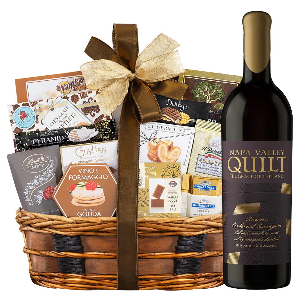 Napa Valley Quilt Reserve Bon Appetit Wine Gift Basket