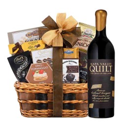 Quilt Napa Valley Reserve Cabernet Sauvignon With Bon Appetit Wine Gift Basket
