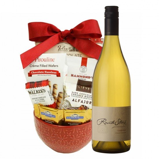 RouteStock Route 121 Chardonnay Gift Basket