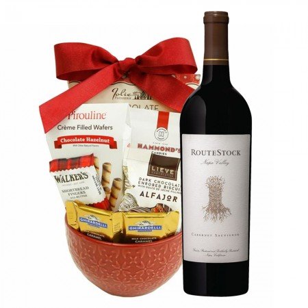 RouteStock Napa Valley Cabernet Sauvignon Gift Basket