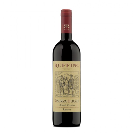 Ruffino Riserva Ducale Wine And Godiva 9 Pc Chocolate Gift Box