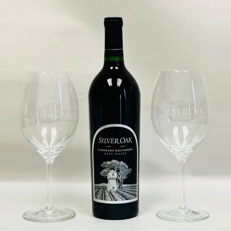 Silver Oak Cabernet Napa Valley Wine And Glasses Set