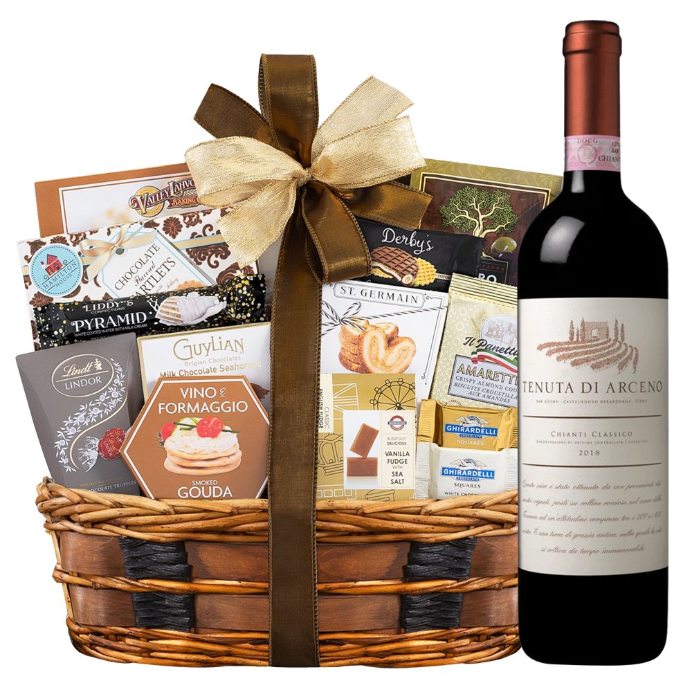 Tenuta Di Arceno Chianti Classico Italian Wine Gift Basket