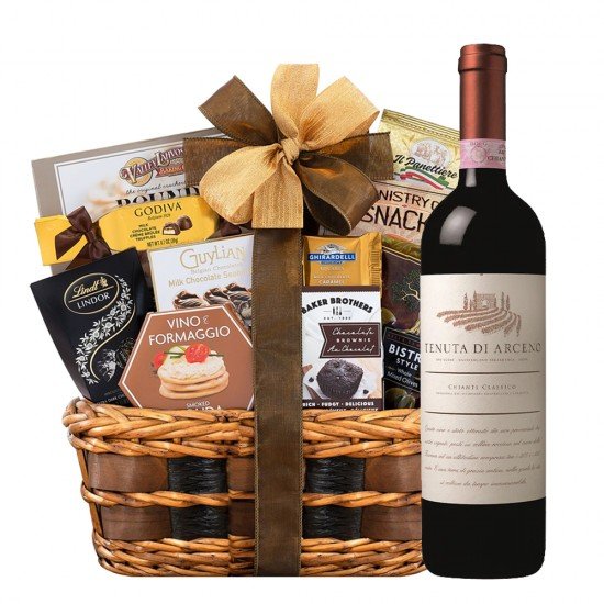 Tenuta di Arceno Chianti Classico Italian Red Wine Gift Basket