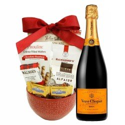 Veuve Clicquot And Godiva Gift Basket