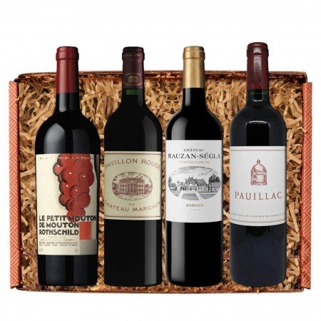 Bordeaux French Wine Gift Set (Pack of 4)